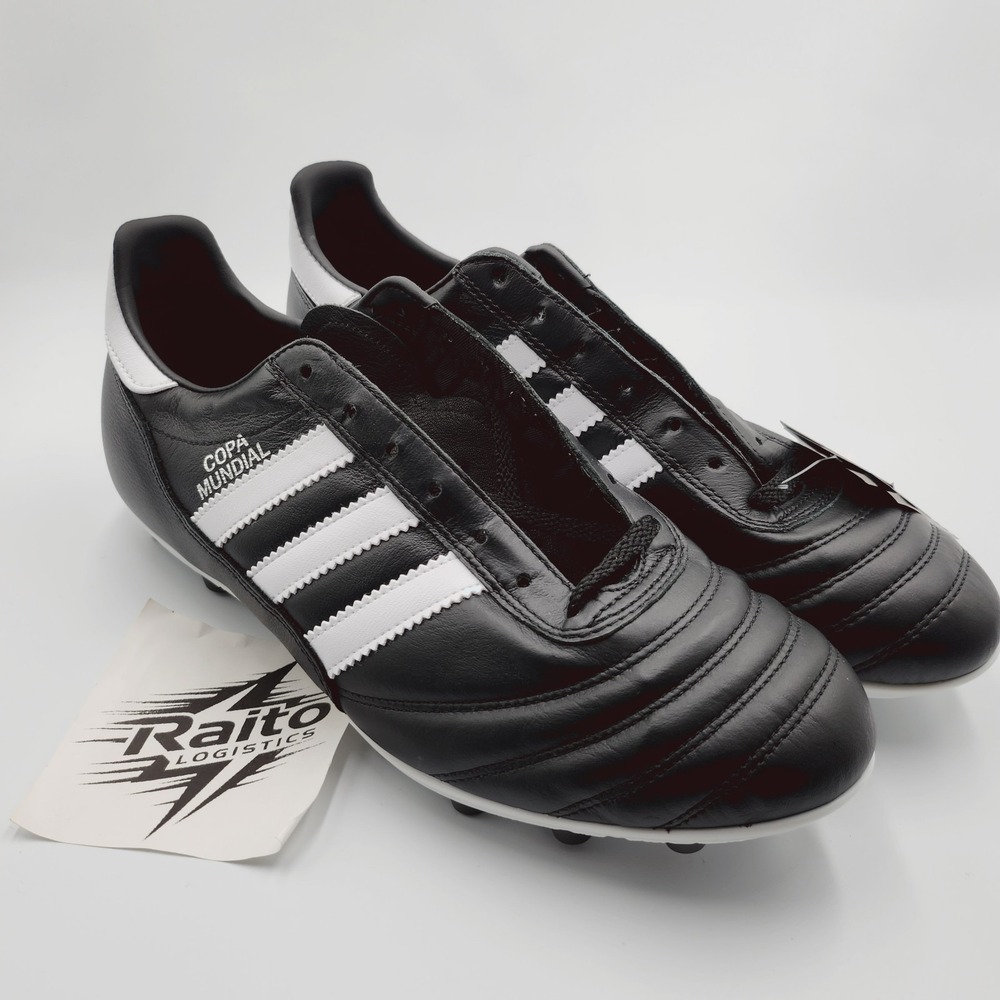 Mens Size 7 Adidas Soccer Cleats Copa Mundial Leather Black Cloud White 015110